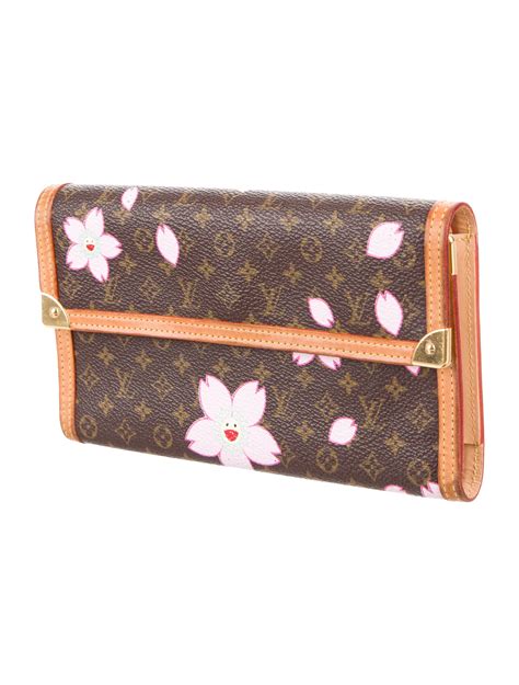 louis vuitton cherry blossom wallet fake